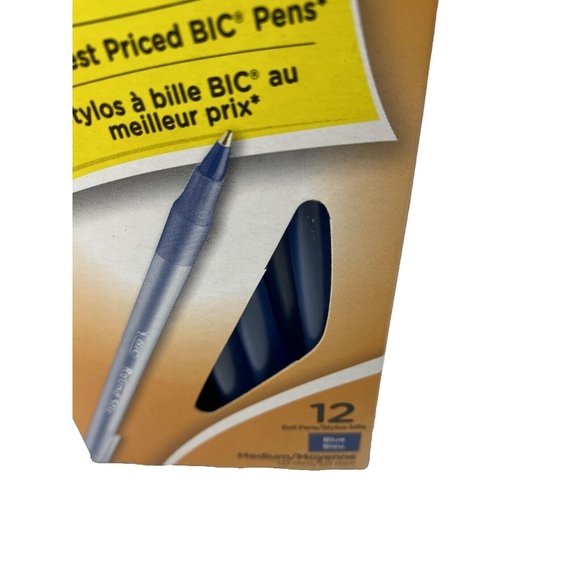 Bic round stic pens 4 boxes new Blue Ink 12 Pens Per Box X 4 Boxes - Picture 7 of 7
